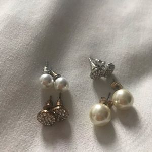4 Pairs or Elegant Studs